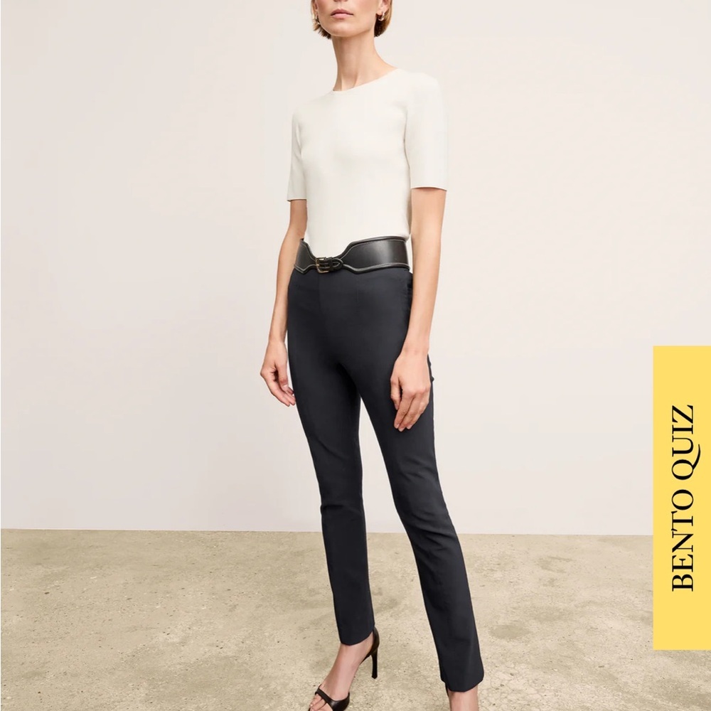 M.M. LAFLEUR The Foster Cigarette Pant - Power Stretch